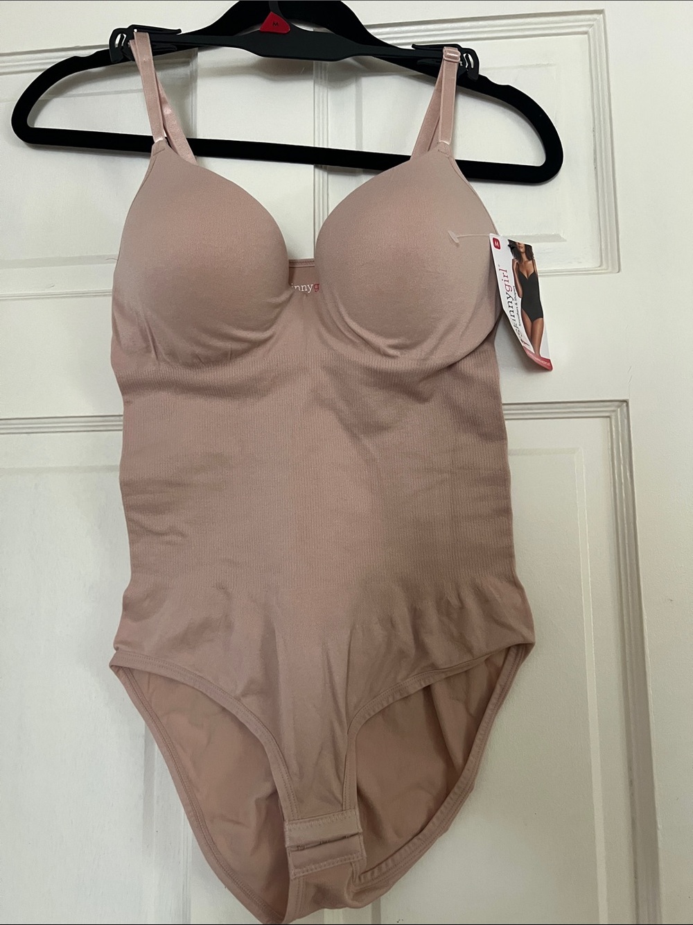 Skinnygirl Seamless Shaping Bodysuit in Light Blush